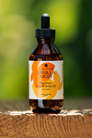 Vanilla Mozi Sunburn Face and Body Oil
