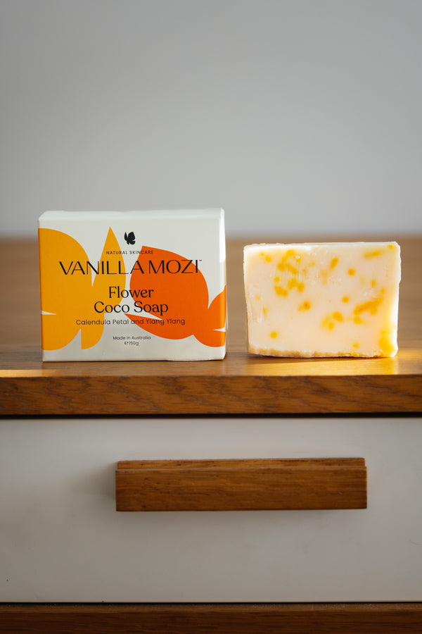 Vanilla Mozi Flower Coco Soap 150g