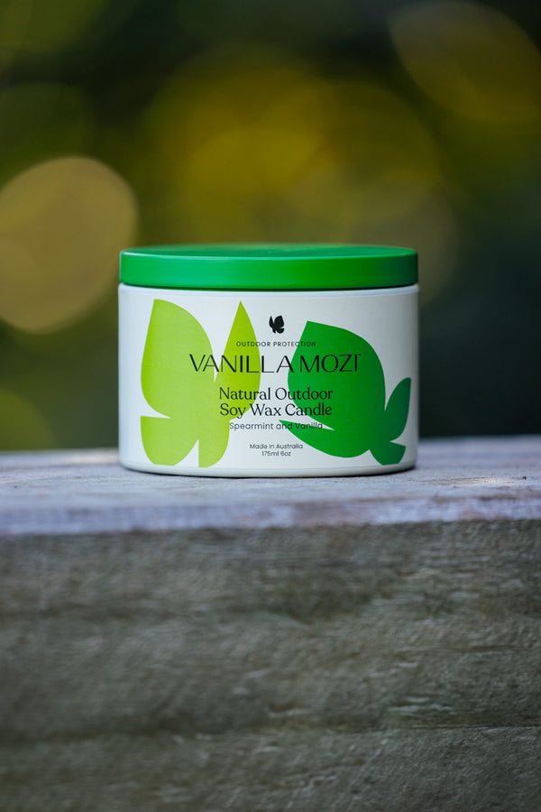 Vanilla Mozi Sox Wax Candle Outdoor 175mL Tin