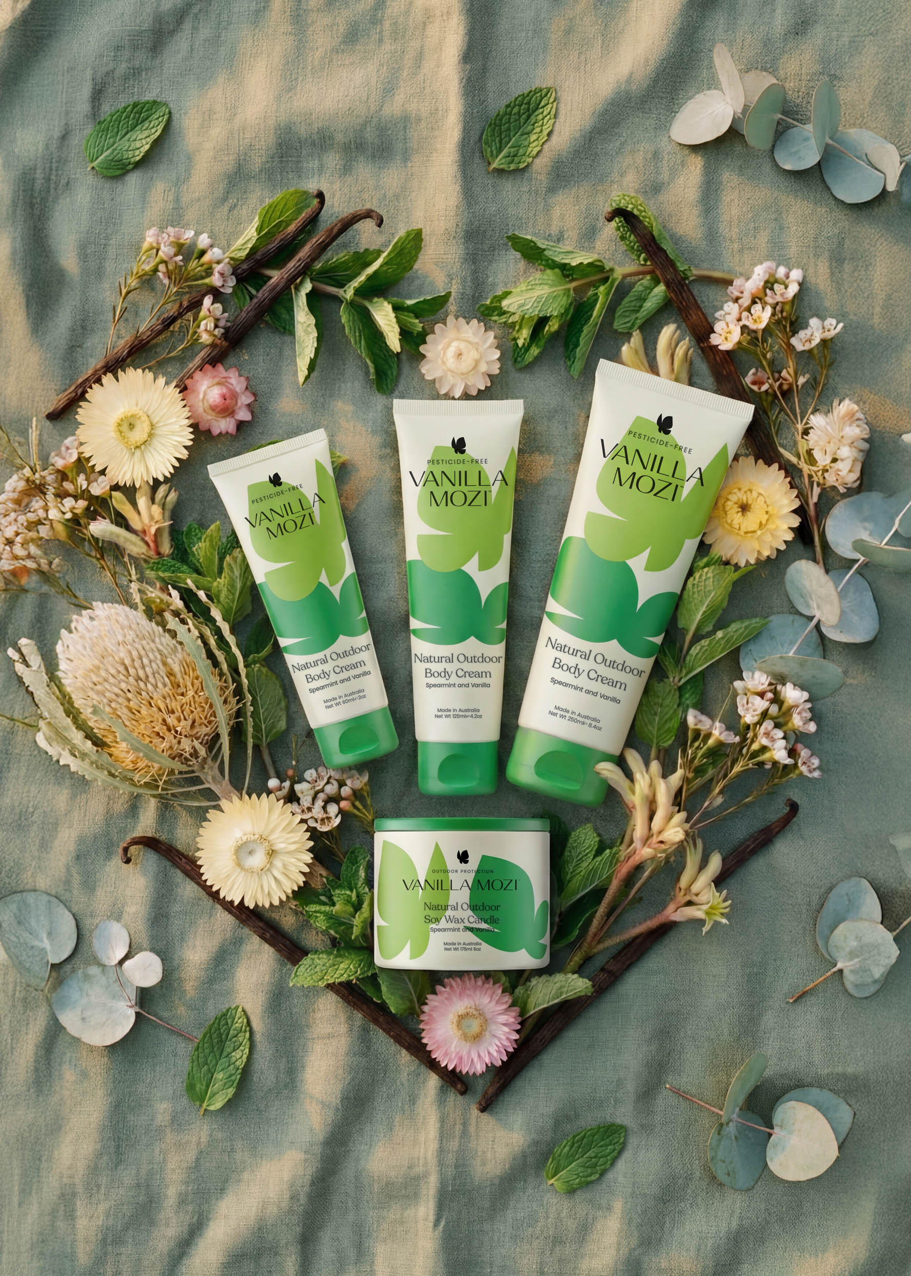 Natural Mosquito Repellent Cream | DEET-Free | Vanilla Mozi